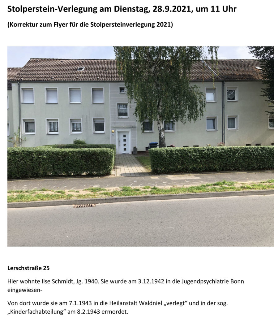 Flyer Lerschstraße 25